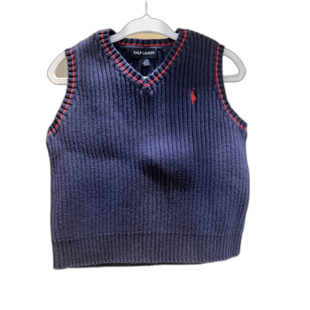 Polo Ralph Lauren Ribbed Knit Toddler Sweater Vest